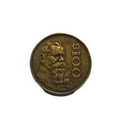 Mexico Pesos Coin, 100 Pesos 1985