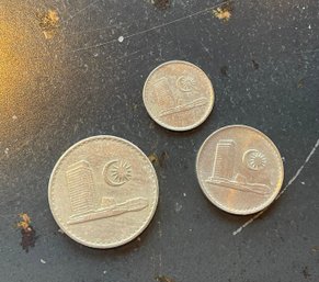 Various Malaysian Coins, 5 10 20 Cent Coins From Malaysia