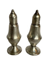 Sterling Weighted Salt And Pepper Shakers. Total Weight 206 Grams