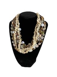 Boho Style Necklaces With Organic Colors