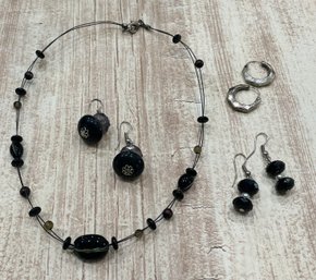 Black And Silver Jewelry Collection