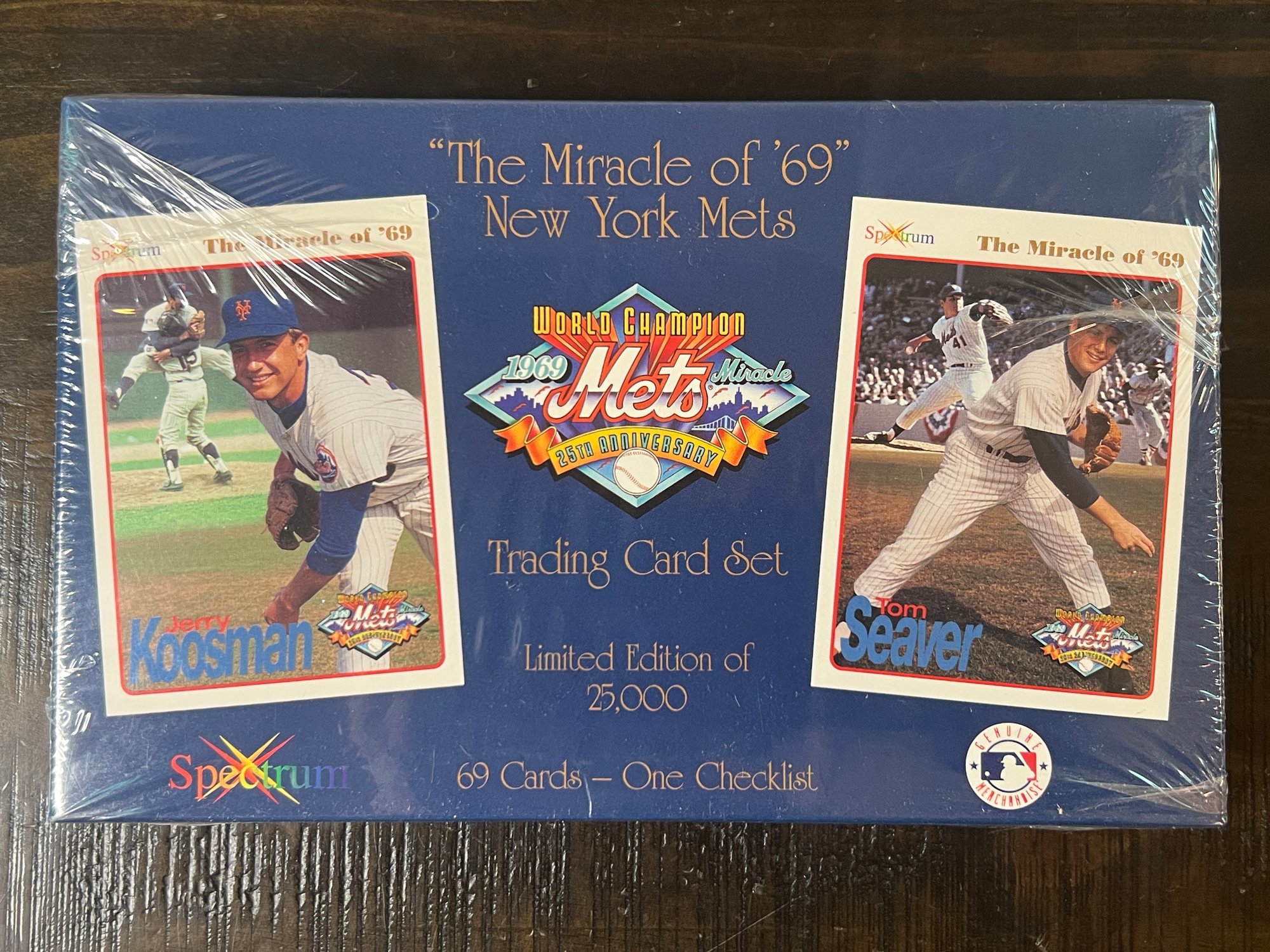SPECTRUM MIRACLE OF 1969 SEALED BASEBALL CARD BOX #66795 | Auctionninja.com