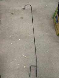 Garden Sheppard's Hook Black Metal