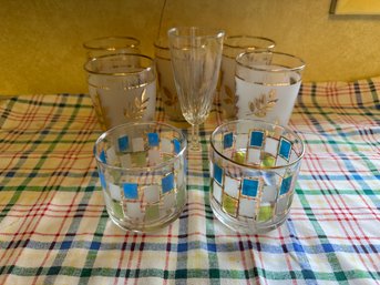 Drinking Glassware Barware Gold Leaf Glass