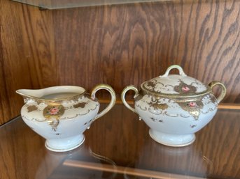 Creamer And Sugar Set Royal Art China