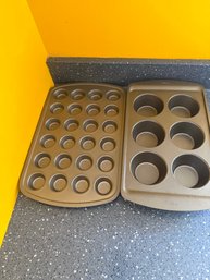 Cupcake Bakeware Pans Mini Muffin Baking Pan Two
