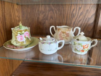 Creamer Sugar Dishes Saucer And Spoon