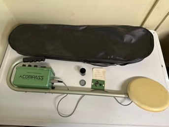 Vintage Metal Detector Compass With Bag