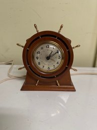 Seth Thomas Ships Wheel Mantle Clock