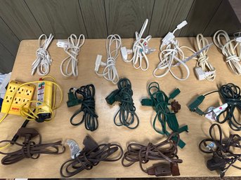 Extension Cord Lot Cords Vol Con Tester