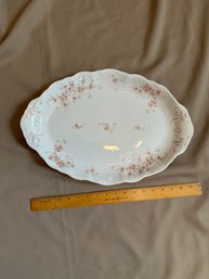 Platter OP Co Syracuse China Floral Dish