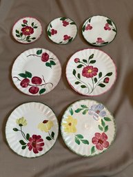 Plate Blue Ridge Southern Dish Lot Dishes Floral