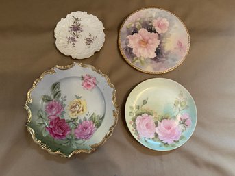 Plates And Dish Lot Decor Floral China Blue