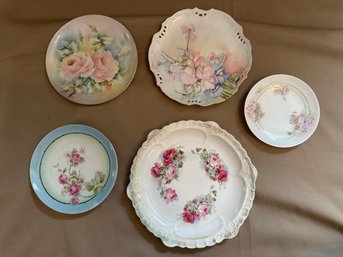 Plate Lot Floral Dishes China Dinner Plates