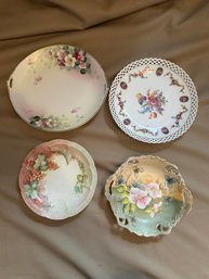 Dish Lot Floral China Plates Dishes