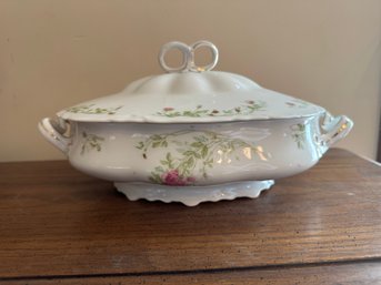 Covered Dish H & C Bavaria K L Serve Ware Floral