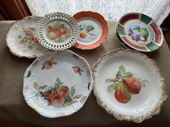 Decorative Plate Lot Fruit Pear Dishes