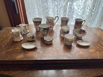 Creamer Salt Dish Small Dishes Floral Mixed Patterns