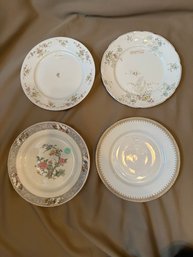 Plate Lot Dishes Limoges Floral Plates