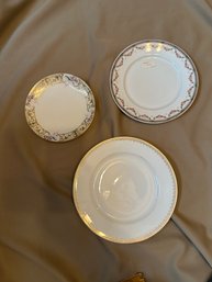 Dish Lot Of Three Plates Nippon Germany Dishes