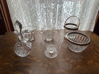 Glassware Cruet Decanter Ice Bucket Decor