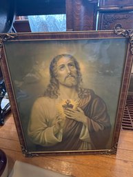 Wall Art Religious Sacred Heart Jesus Christ Decor