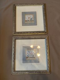 Floral Wall Decor Lot Of Two Wall Art