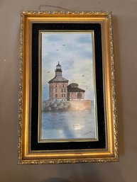 Wall Decor Painted Lighthouse Art Coletta '99