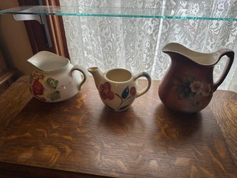 Decor Pitcher Floral Creamer Tea Pot