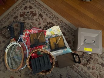 Tennis Rackets Office Supplies Bookends