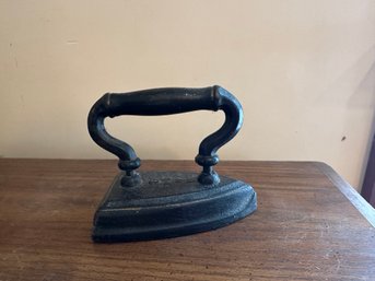 Cast Iron Sad Iron Door Stop Decor