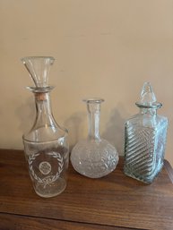 Decanter Glass Wine Liquor Bottles Bar Decor