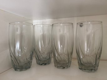 Anchor Hocking Central Park Highball Tumbler Glasses