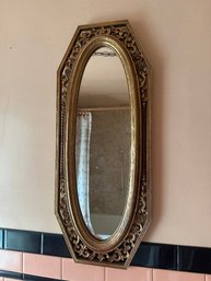 Wall Mirror Oval Shape Framed