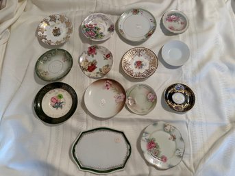 Teacup Saucers Mixed Pattern Plates