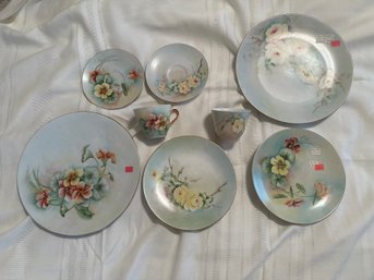 Teacup And Saucer China Plate Dish Lot Bareuther