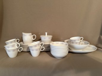 Dish Set Franciscan Whitestone Ware Merry Go Round Plates