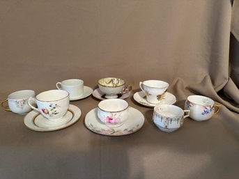 Teacup And Saucer Lot Plates And Cups Mixed