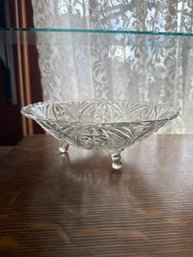 Candy Dish Serving Ware Clear Glass