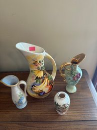 Home Decor Vase And Small Pitcher Creamer