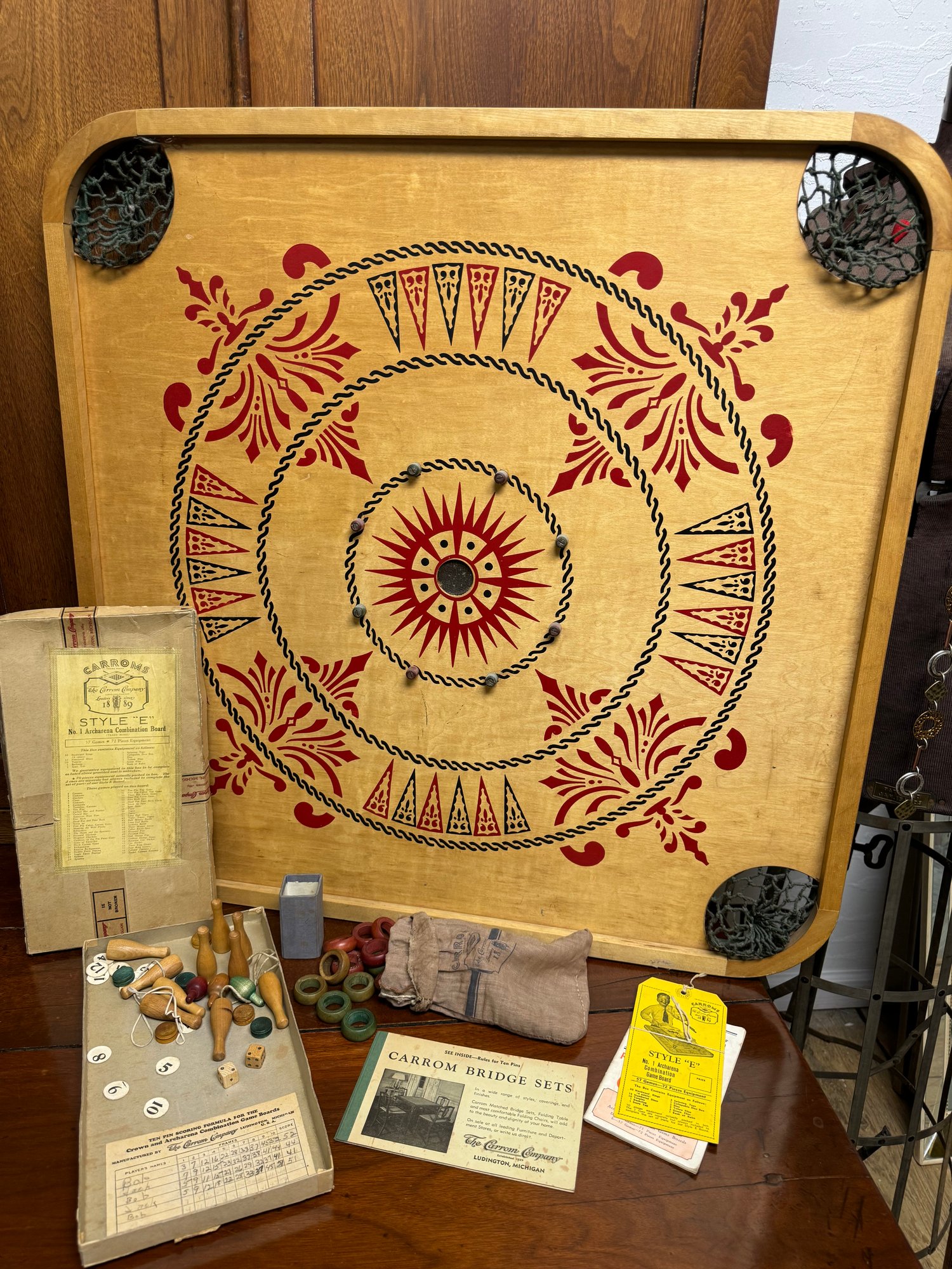 Carrom Game Board Vintagenull