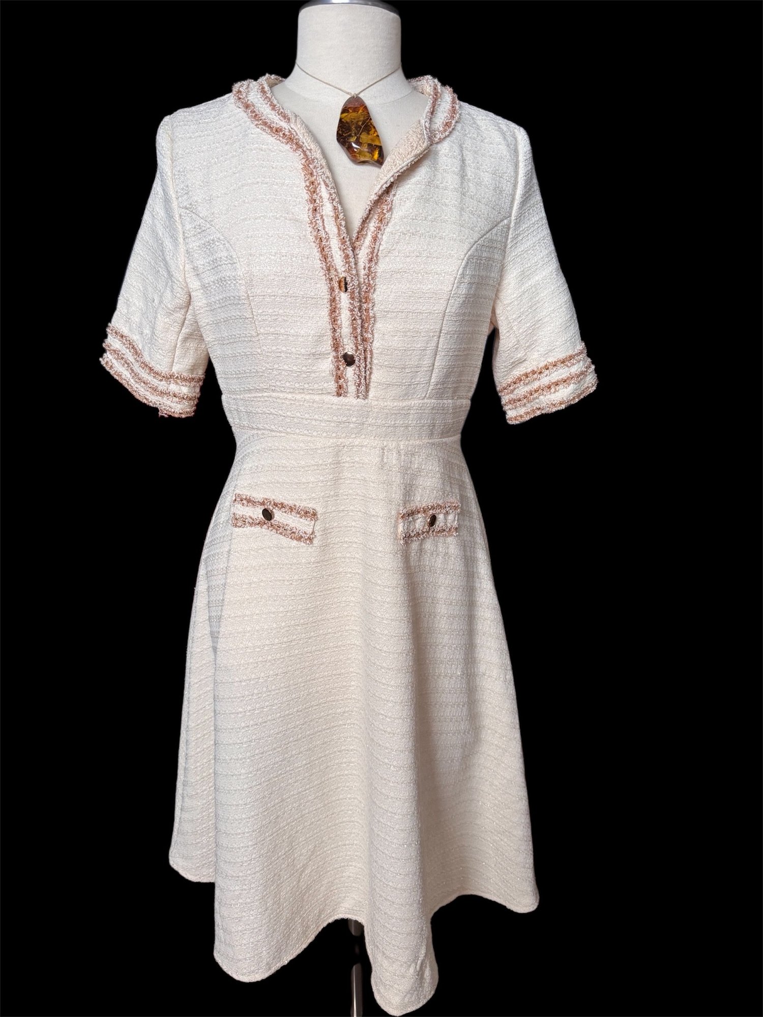 Channel Dress Code Vintage Channel Style Dress Very Well Made See Pictures For Sizing ...
