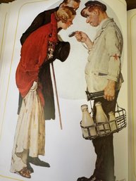 Large  Norman Rockwell Coffee Table Book