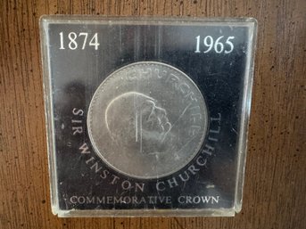 Winston Churchill Commemorative Cased Coin From 1962