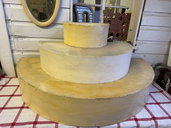 Large Three Part Wooden Display For Many Uses