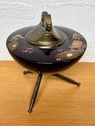 Vintage MCM UFO Atomic Tripod Lighter Made In Japan