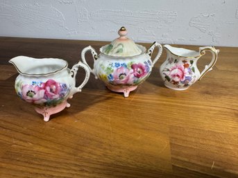 Sweet Trio Of Cream And Sugar China From Japan And England