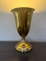 Vintage Brass Up Light 6.5 Diameter X 10.5 High