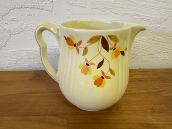 Pretty Hall's Superior Pottery Pitcher 6 Inch
