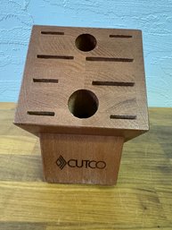 CUTCO Wooden Knife Block With 8 Slots